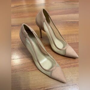 Schultz Myrine Nubuck mesh pumps 8.5